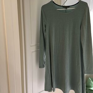 Freely long sleeve t shirt dress